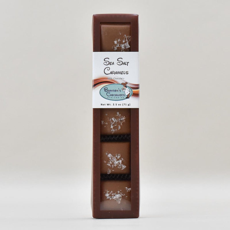 Load image into Gallery viewer, Branson&#39;s Chocolates Sea Salt Caramels, 5pc.
