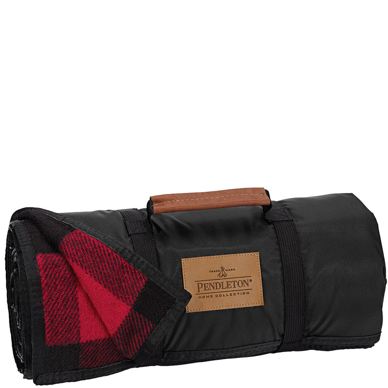 Load image into Gallery viewer, Pendleton Rob Roy Plaid Roll-Up Wool Blanket

