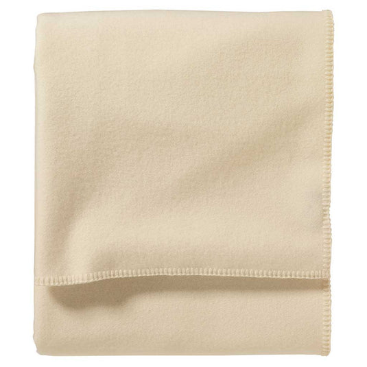 Pendleton Eco-Wise White Washable Wool Blanket, Twin