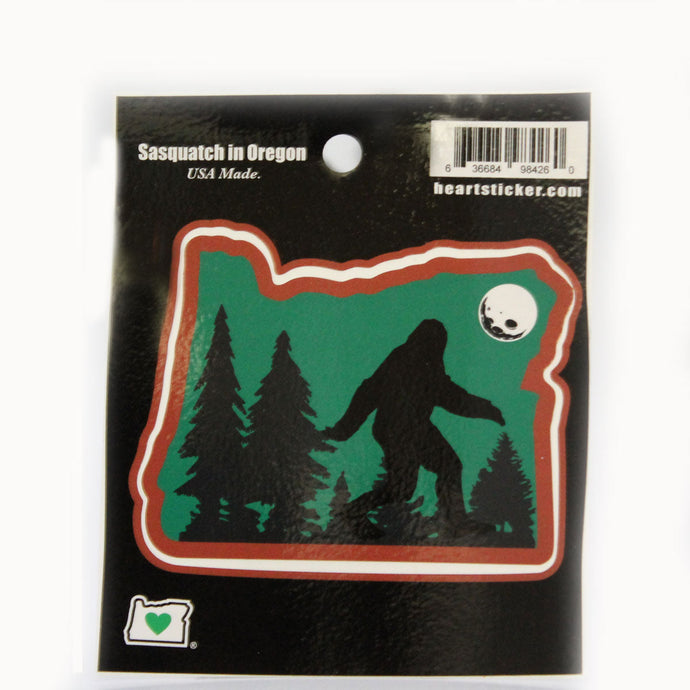 Bigfoot in Oregon Sticker