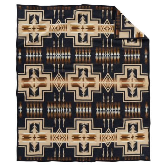 Pendleton Oxford Harding Jacquard Wool Blanket Twin Front