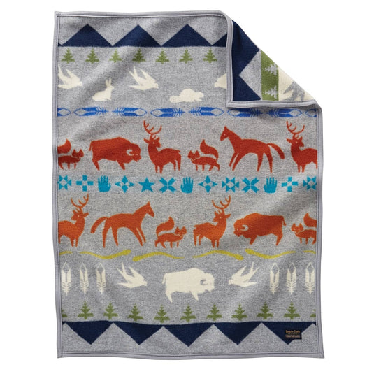 Pendleton Shared Paths Wool Baby Blanket Front