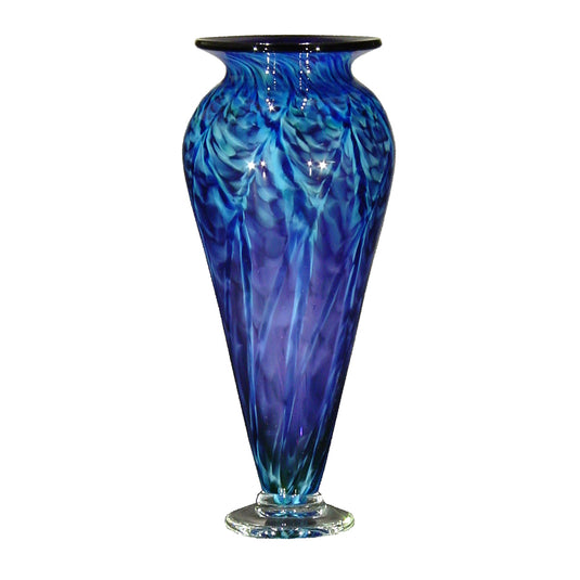 The Glass Forge Blue/Purple Vase, Small