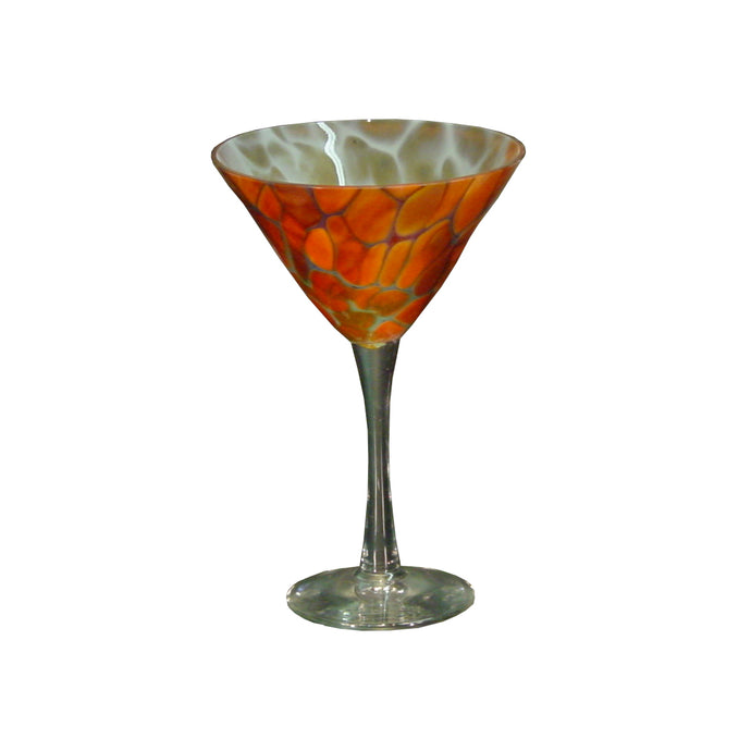 The Glass Forge Ruby martini Glass