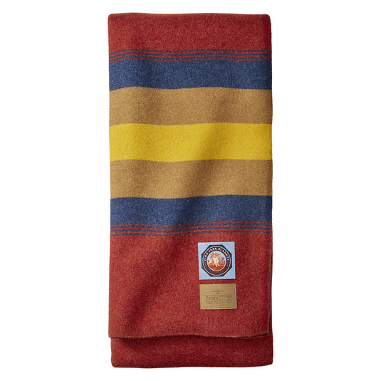 Pendleton Zion National Park Wool Blanket, Queen Folded