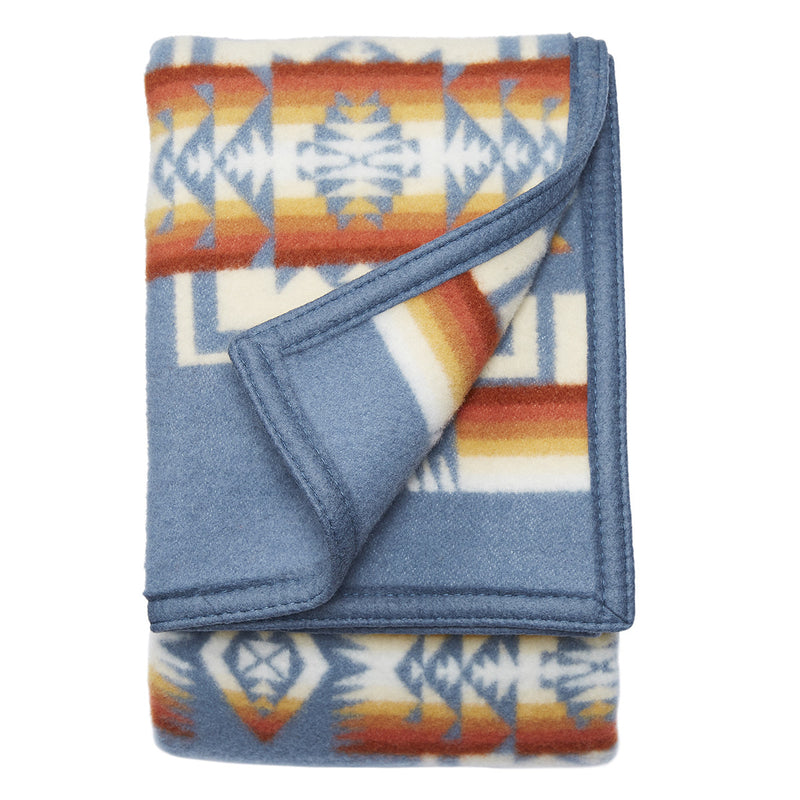 Load image into Gallery viewer, Pendleton Chief Joseph Slate Blanket, Queen Folded
