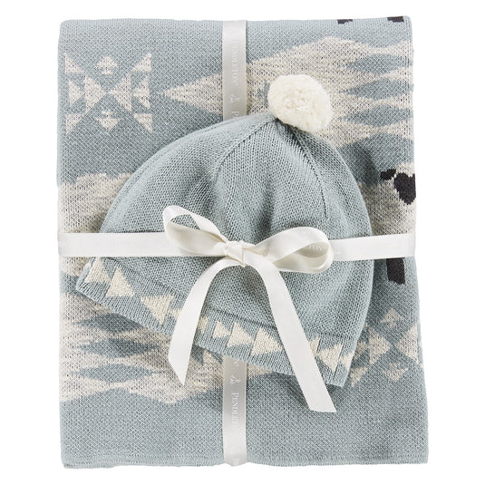 Pendleton Sheep Dreams Knit Baby Set