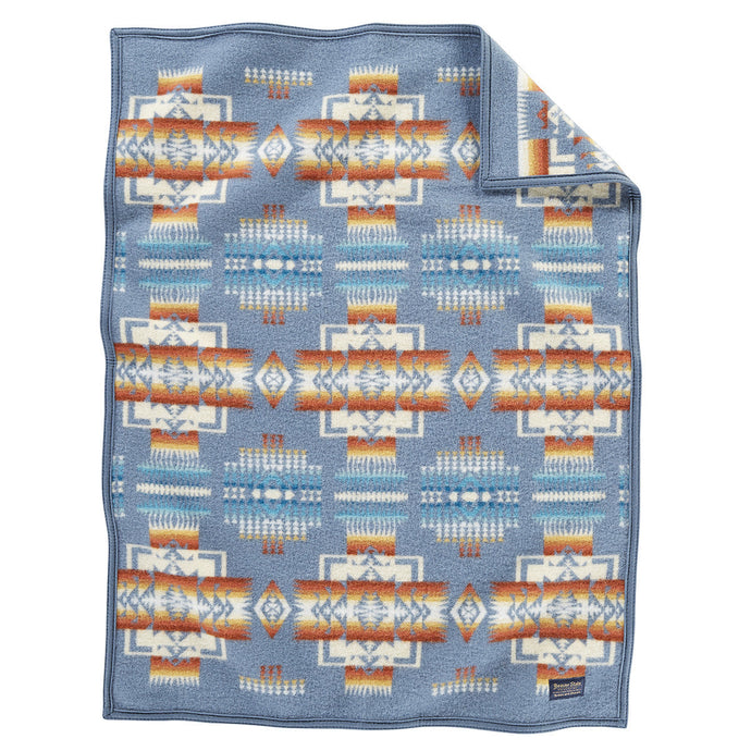 Pendleton Chief Joseph Crib Blanket Slate