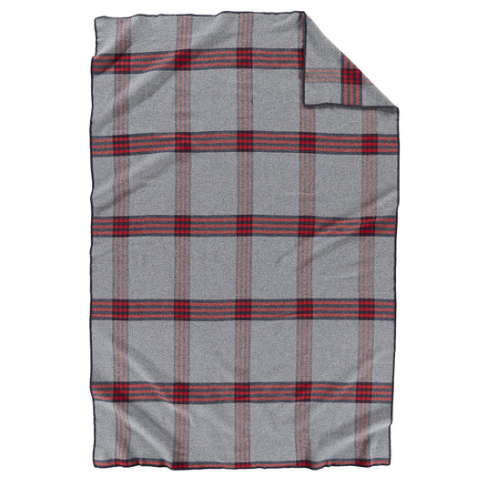 Pendleton King Pendleton Eco-Wise Camp Plaid Washable Wool Blanket, King | Made In Oregon