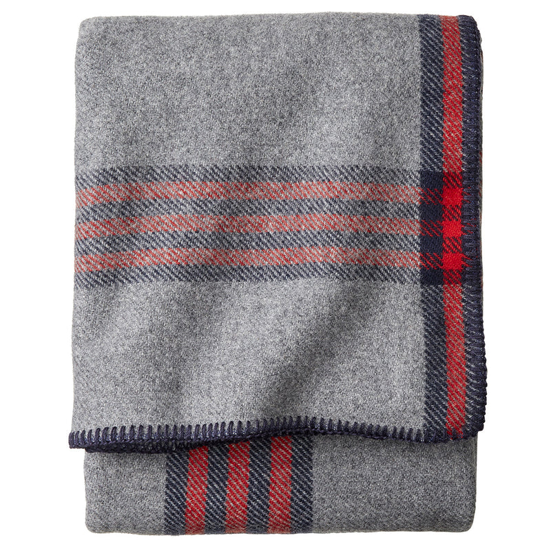 Load image into Gallery viewer, Pendleton Eco-Wise Camp Plaid Washable Wool Blanket, King
