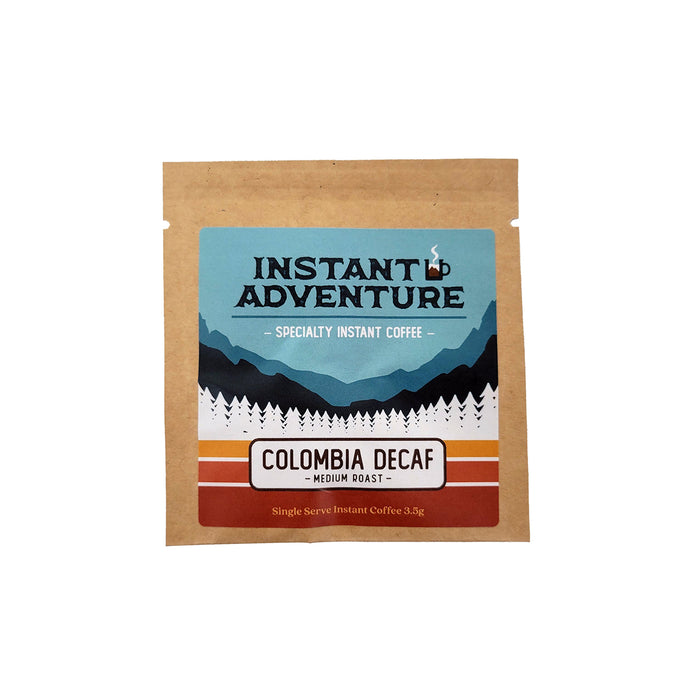 Cascadia Roasters Columbia Decaf Instant Coffee, 1 Sachet Single Serve