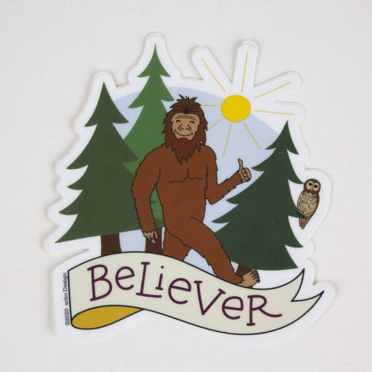 Bigfoot Believer Sticker