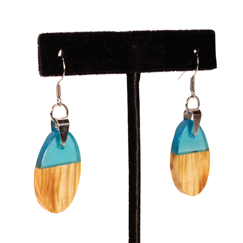 Load image into Gallery viewer, Tundra Designs Blue Birch Earrings
