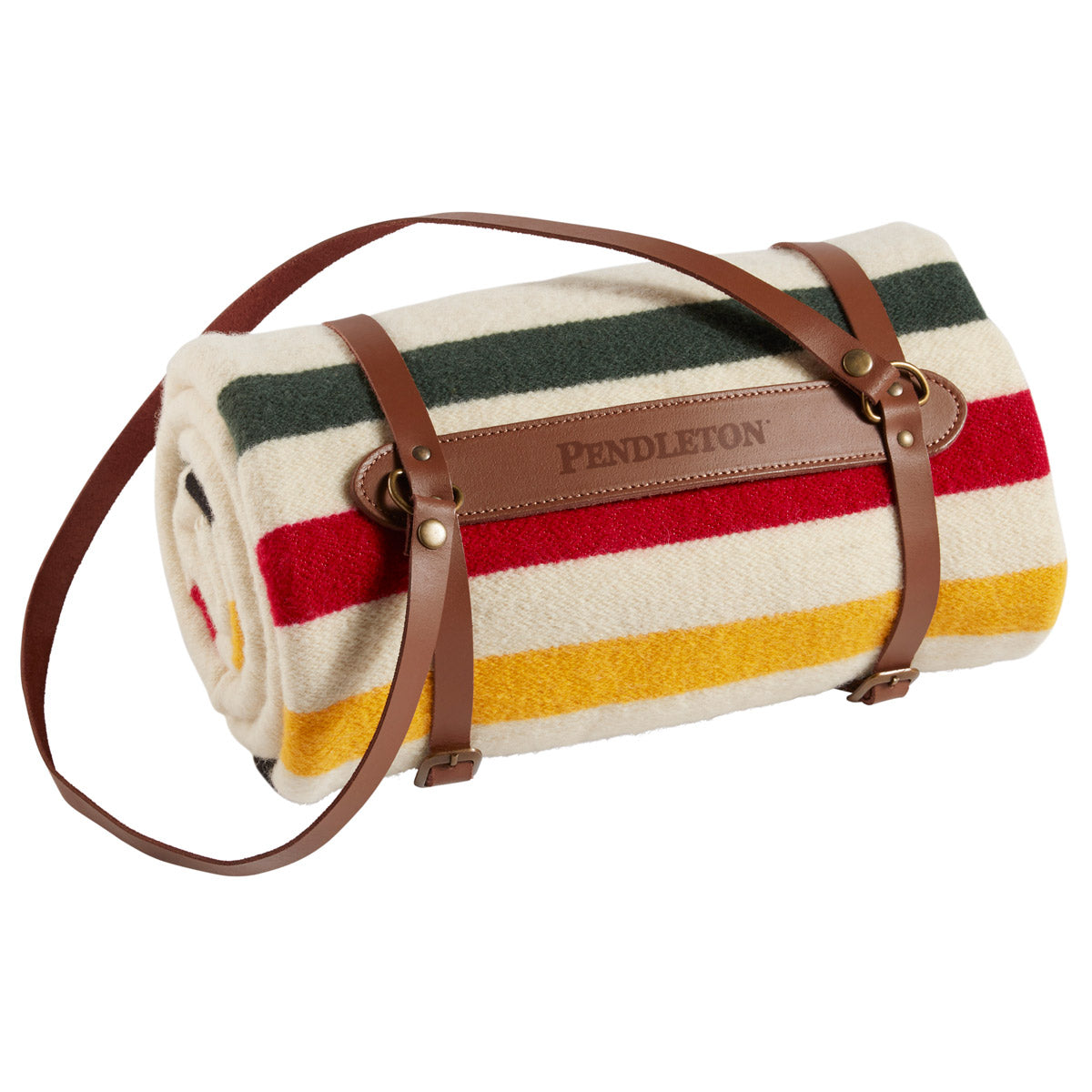 Pendleton Motor Robe Glacier Park Throw with Leather Carrier | Made in ...