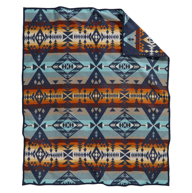 Load image into Gallery viewer, Pendleton Diamond Peak Robe Wool Blanket, Twin
