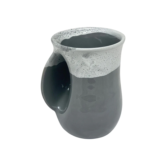 Clay In Motion Snowcap Handwarmer Mug