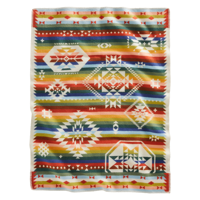 Load image into Gallery viewer, Pendleton Wild Blooms Muchacho Baby Blanket Back
