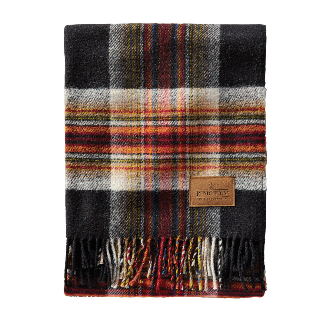Pendleton Throw Robe Pendleton Motor Robe Acadia Park Throw with Leather Carrier | Made In ...