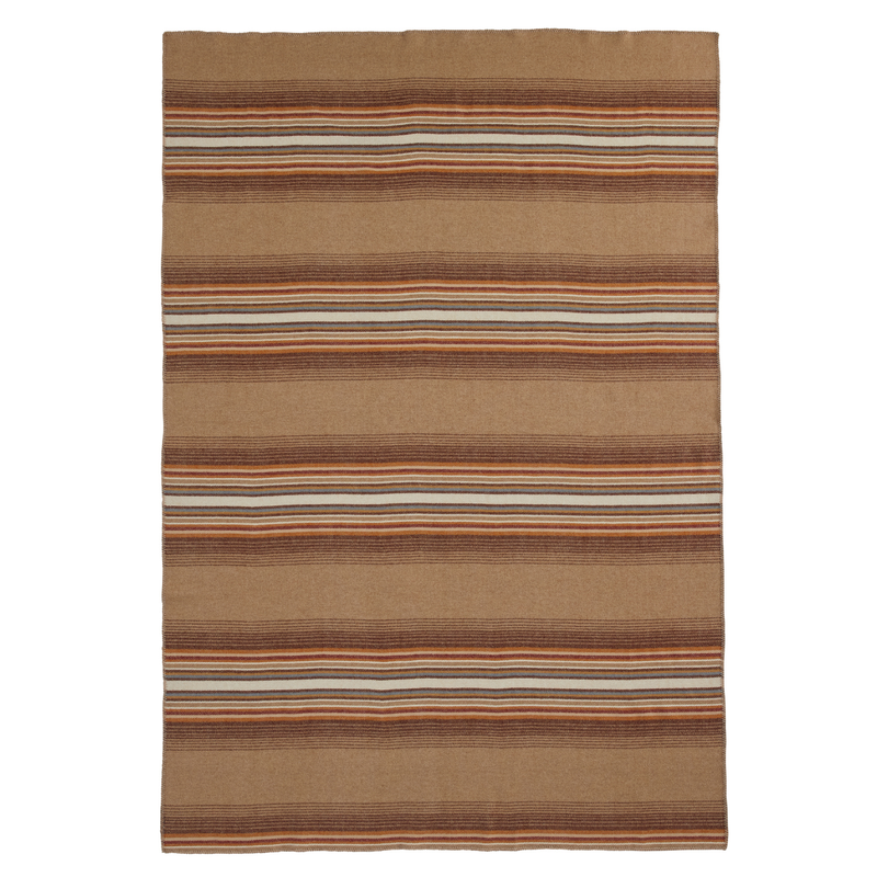 Load image into Gallery viewer, Pendleton Eco-Wise Sienna Stripe Washable Wool Blanket, Queen
