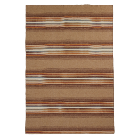 Pendleton Eco-Wise Sienna Stripe Washable Wool Blanket, Queen