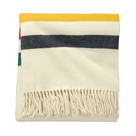 Pendleton 5th Avenue Glacier National Park Wool Blanket Throw Made In Oregon
