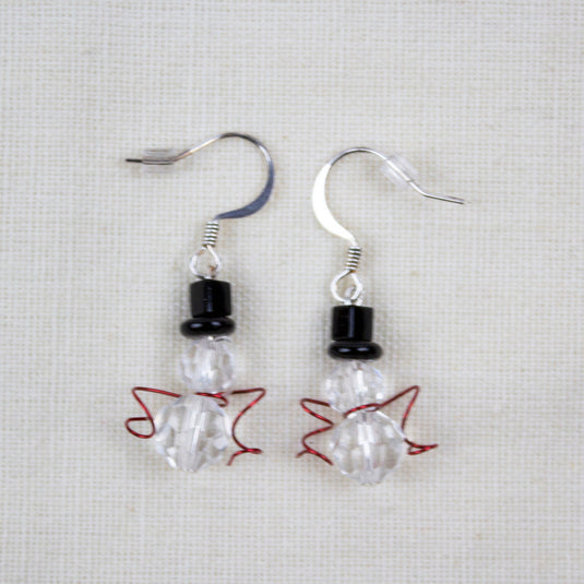 Swarovski® Crystal Snowman Earrings