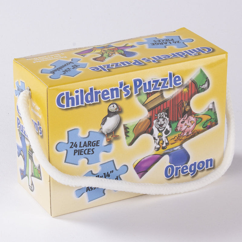 Load image into Gallery viewer, Oregon Children&#39;s Puzzle 24 Large Pieces
