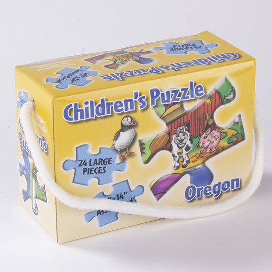 Oregon Children's Puzzle 24 Large Pieces