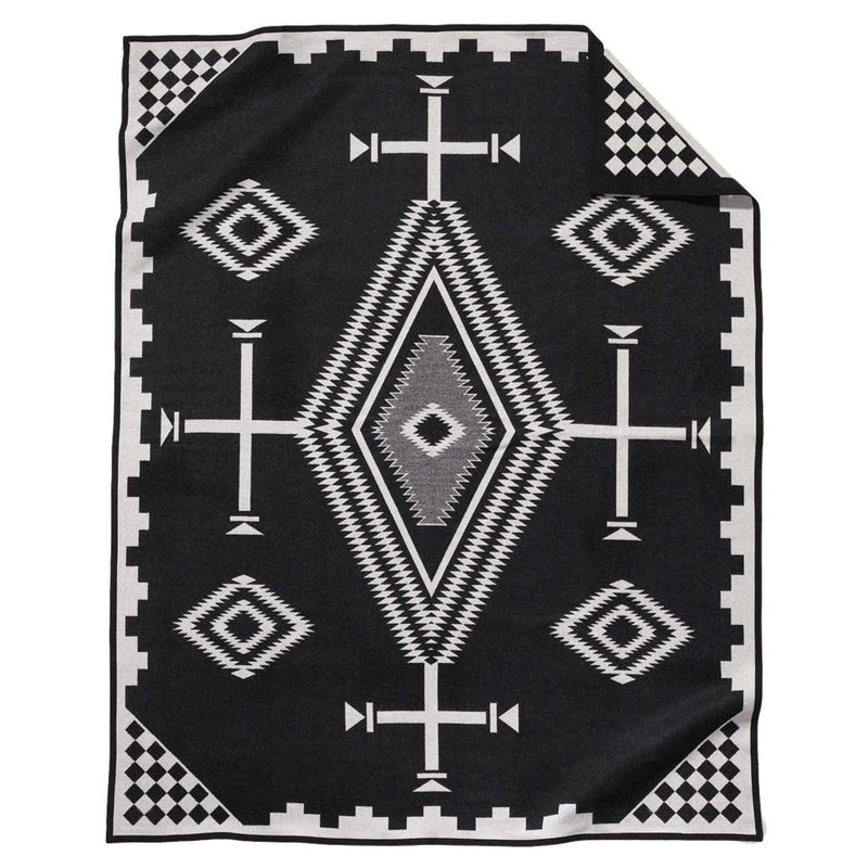 Load image into Gallery viewer, Pendleton Los Ojos Wool Blanket Twin Front
