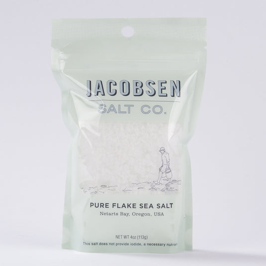 Jacobsen Hand-Harvested Pure Sea Salt 4 oz.