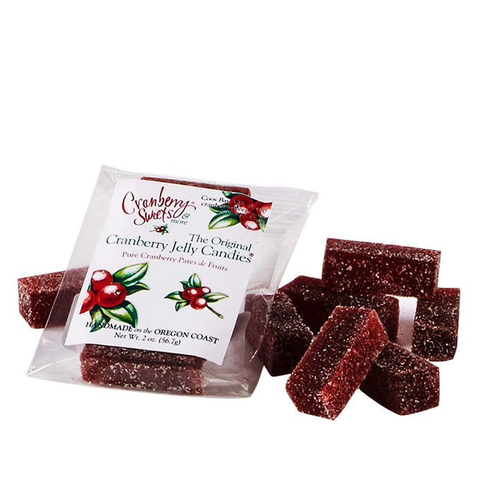 Cranberry Sweets Original Pure Cranberry Jelly Candies, 2 oz.