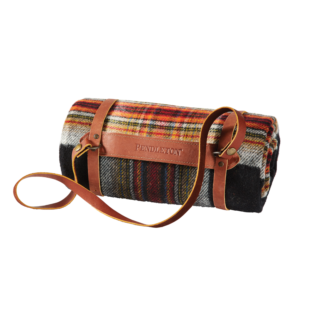 Pendleton Motor Robe Acadia Park Throw with Leather Carrier | Made In ...