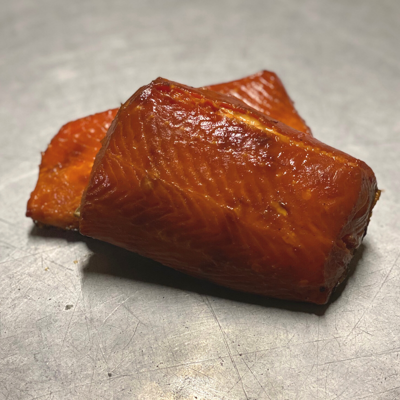 Load image into Gallery viewer, Barnacle Bill&#39;s Wild Smoked Chinook Salmon fillets
