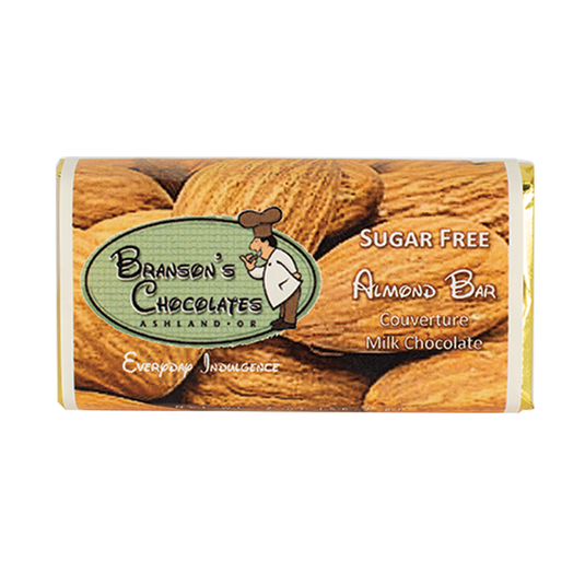 Branson's Chocolates Sugar Free Almond Chocolate Bar