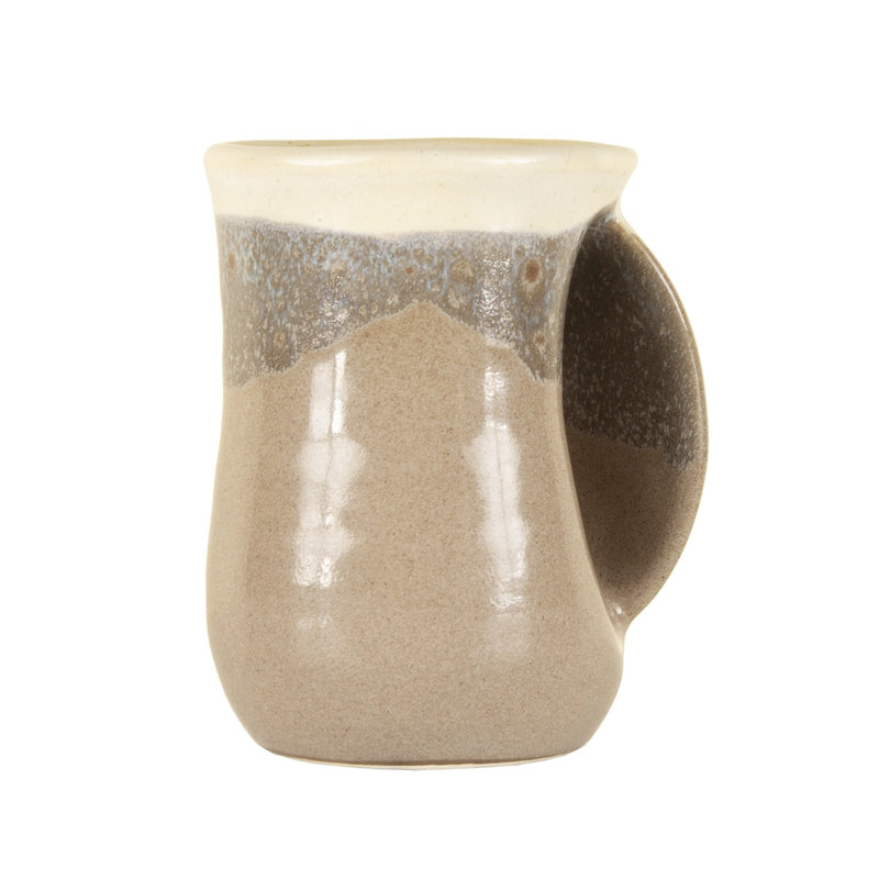 Load image into Gallery viewer, Clay in Motion Desert Sand Handwarmer Mug
