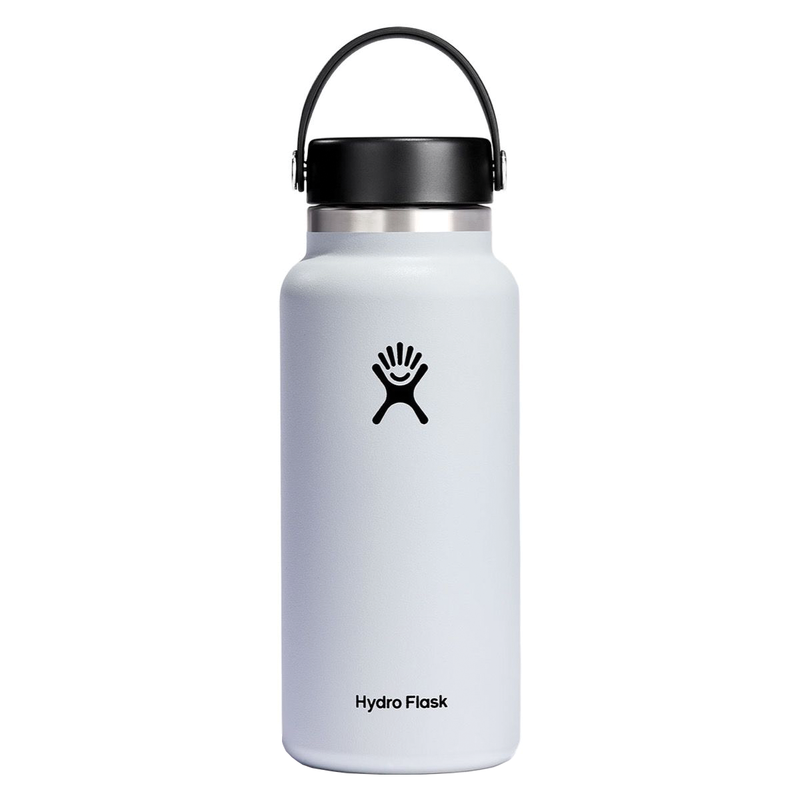 Load image into Gallery viewer, Hydro Flask White Wide Mouth Bottle
