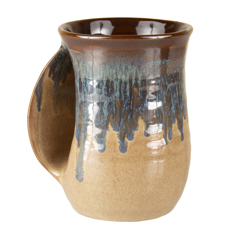 Load image into Gallery viewer, Clay In Motion Mudslide Handwarmer Mug, Left Hand
