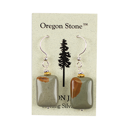 Oregon Stone Wildhorse Jasper Earrings