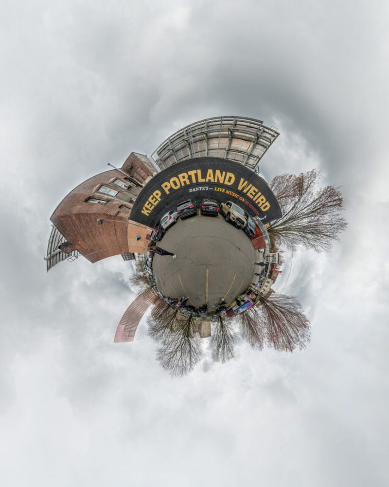 Load image into Gallery viewer, Lil&#39; Planets Keep Portland Weird Card Image
