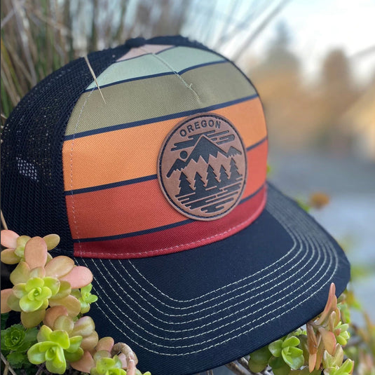 Little Bay Root Oregon Fifty Ranges | Curved Billed Trucker Hat 118101